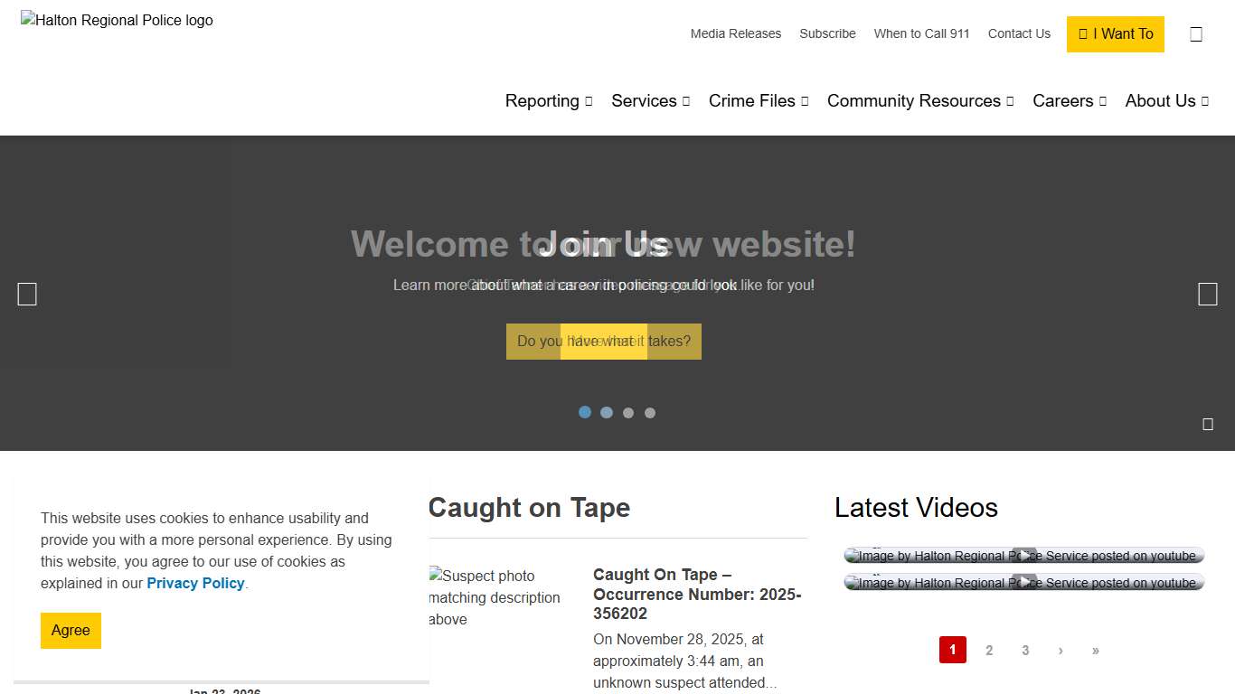 Home Halton Regional Police Service